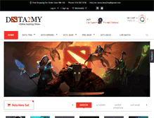 Tablet Screenshot of dota2my.com